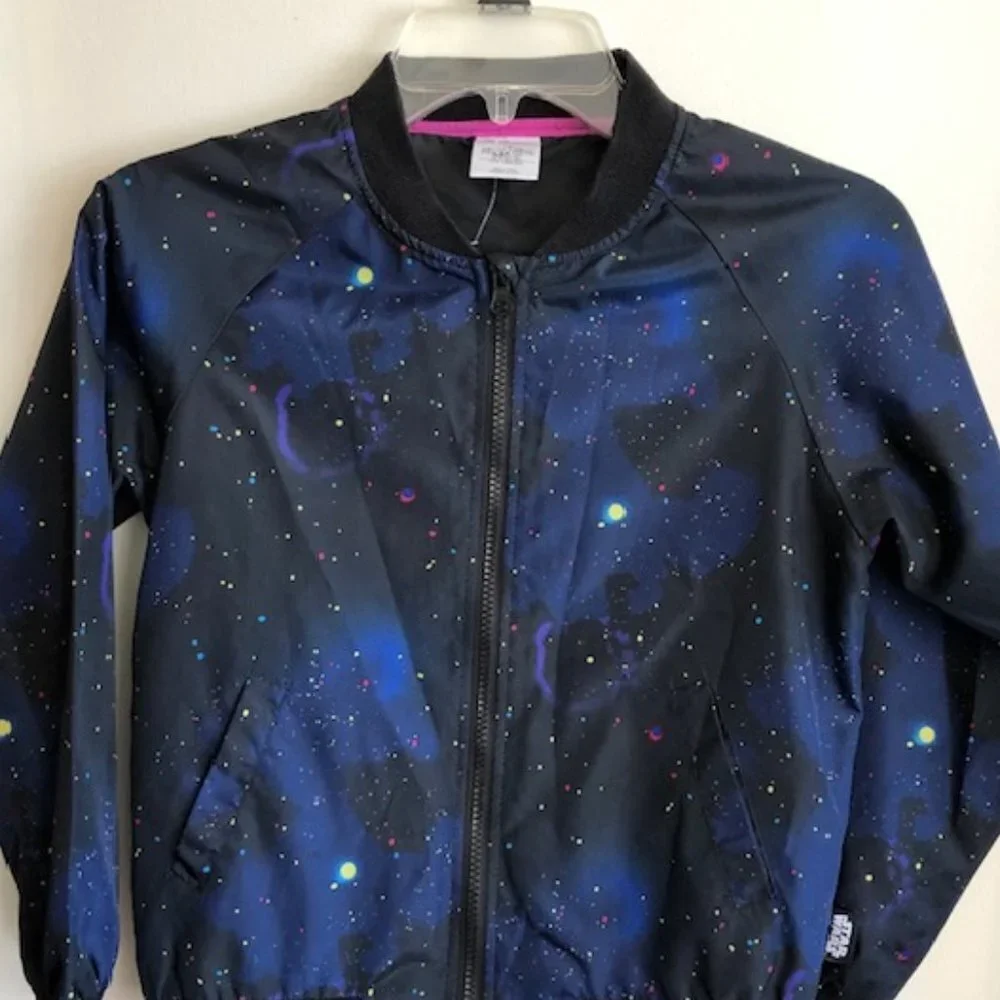 DISNEY STAR WARS Kids Galaxy Bomber Lightweight Jacket 7/8